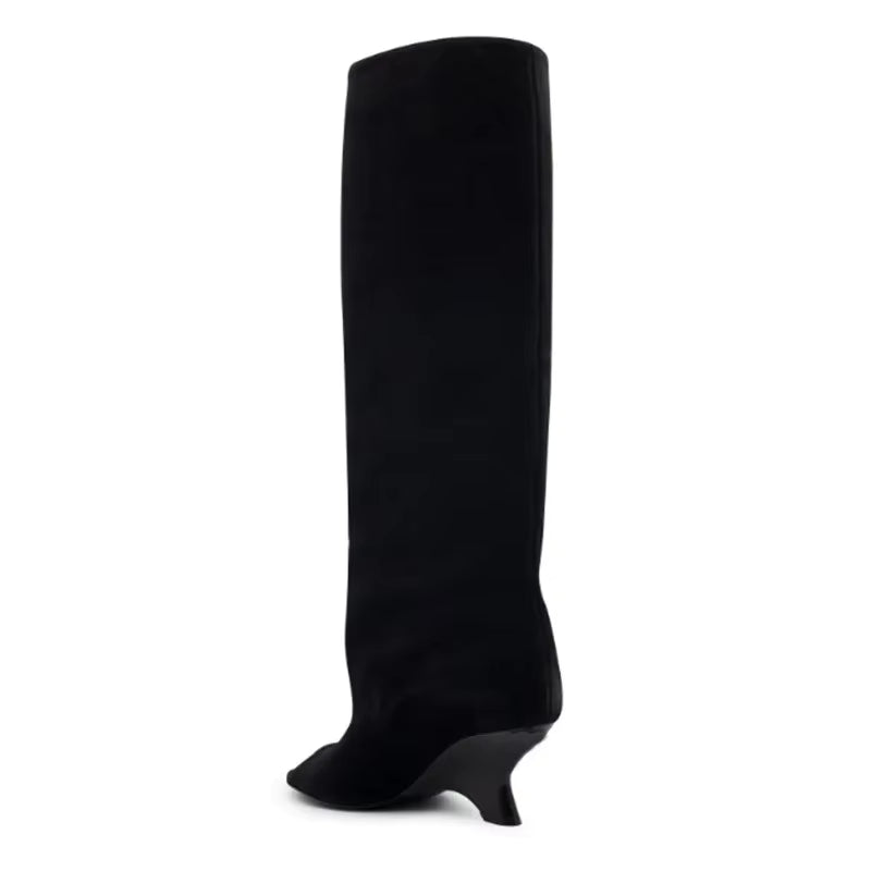 Knee high slouch boots