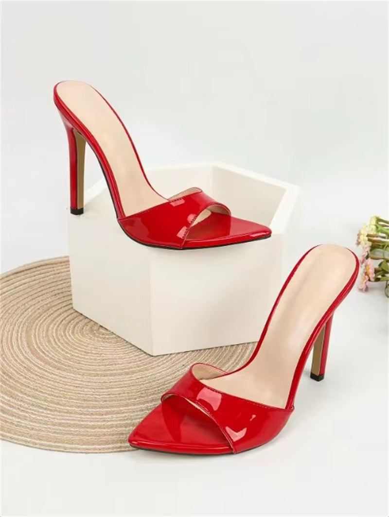 Pointed toe High heels Mules