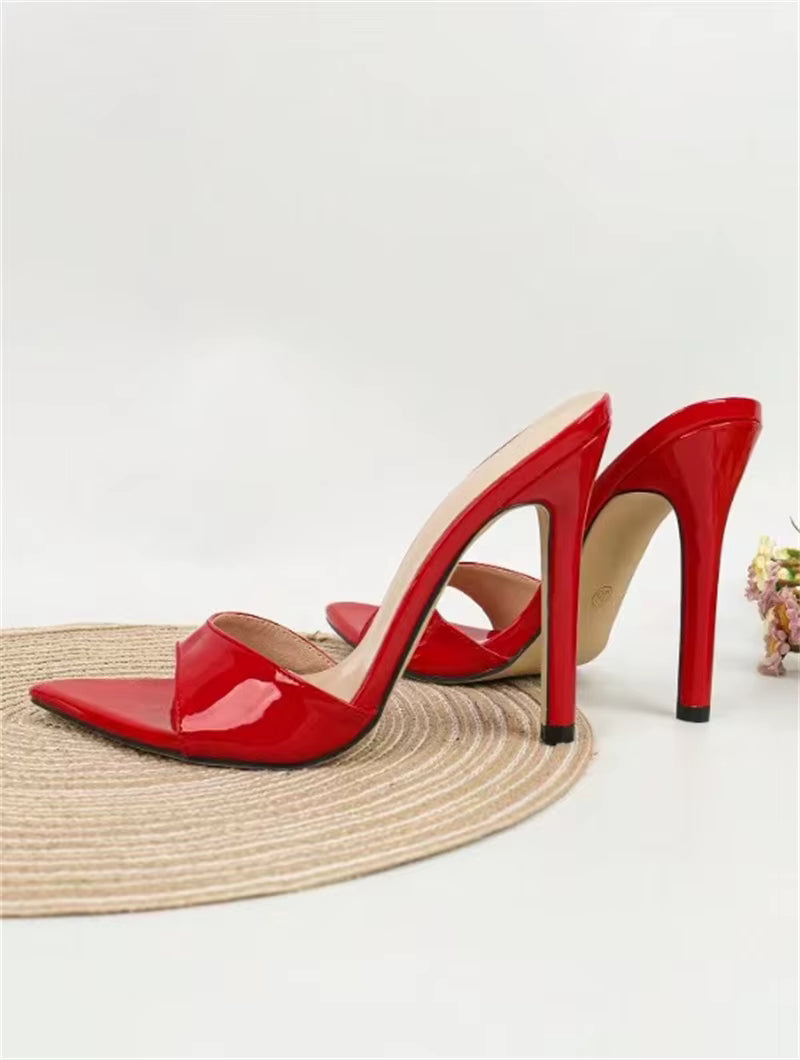 Pointed toe High heels Mules
