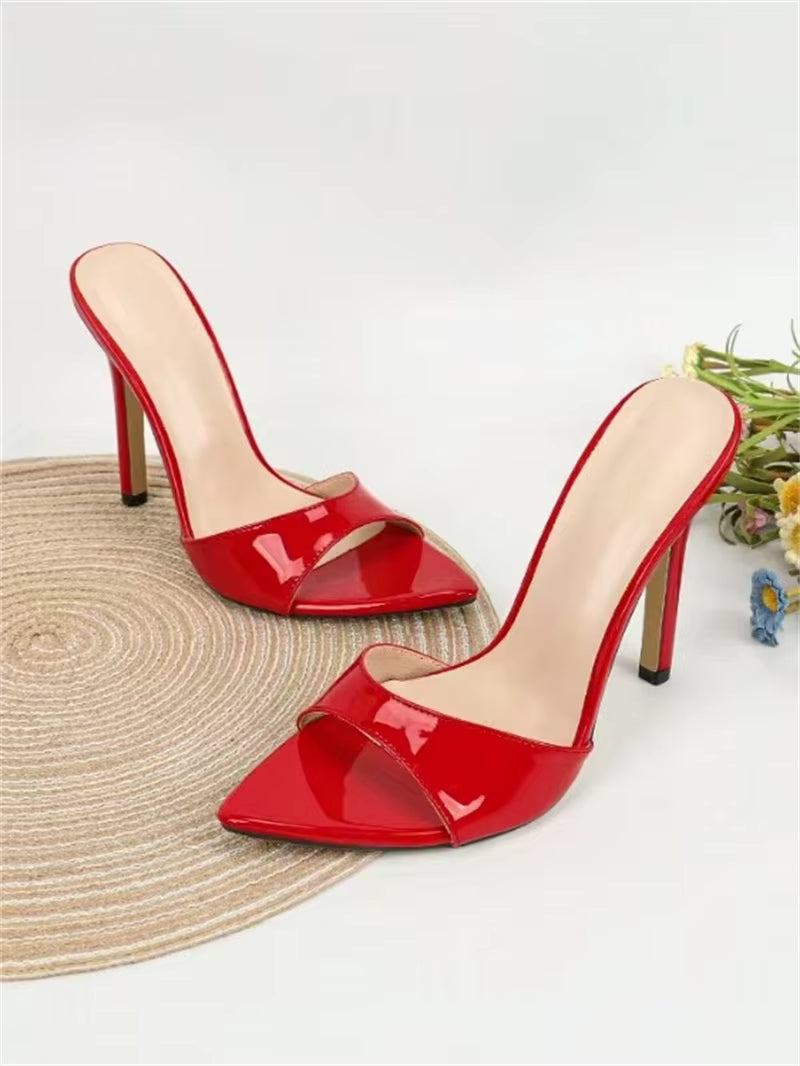 Pointed toe High heels Mules